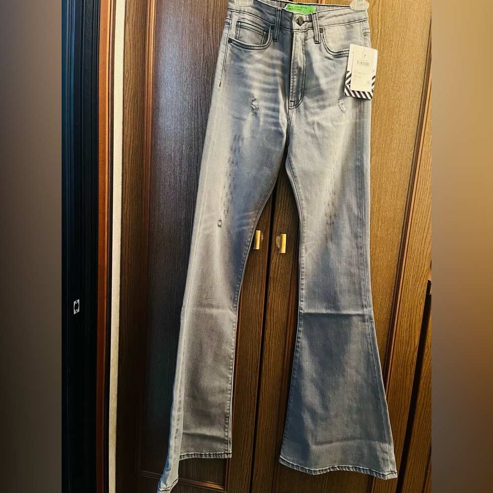 Sandrine Rose X Free People super flare jeans